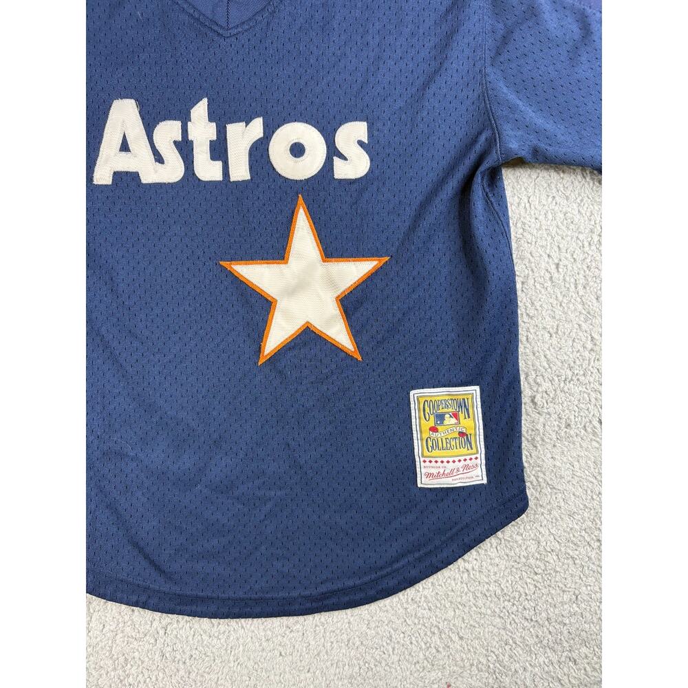 Mitchell & Ness Houston Astros Baseball Team Throwback Jersey Nolan Ryan #34 - Picture 2 of 9